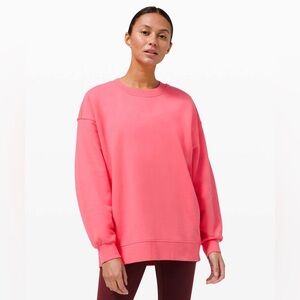 LULULEMON Perfectly Oversized Crew - Guava Pink - Size 6